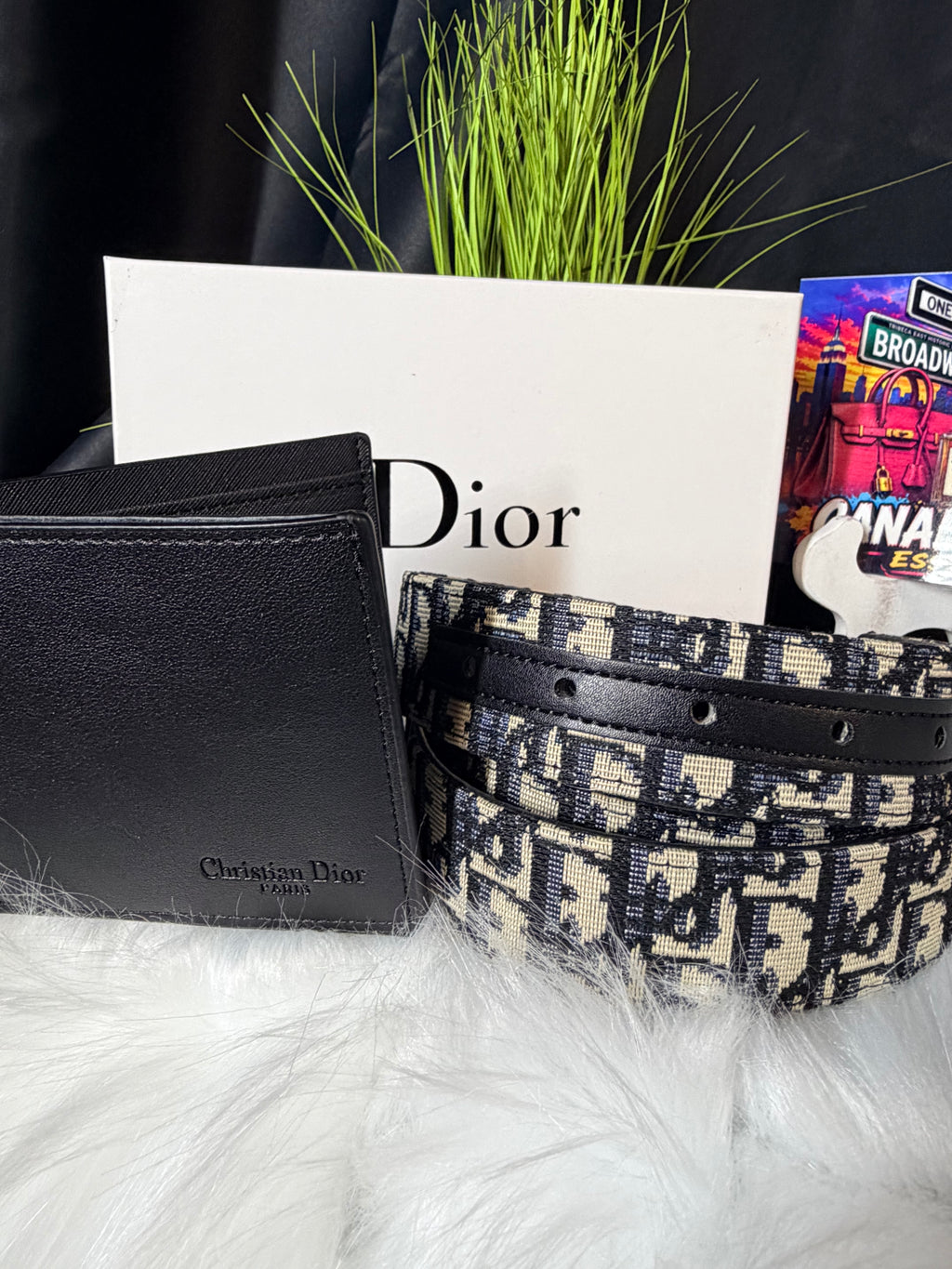 Set CD Belt & Wallet Black Inspired 🖤✨