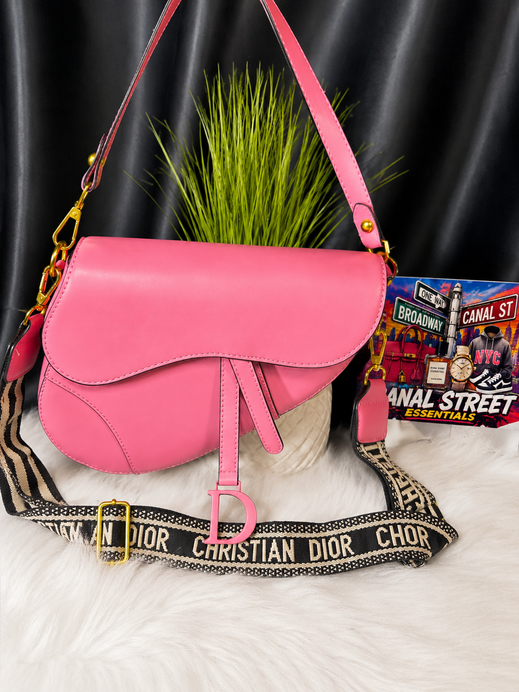 CD Saddle Bag Inspired – Pink Edition 💗✨