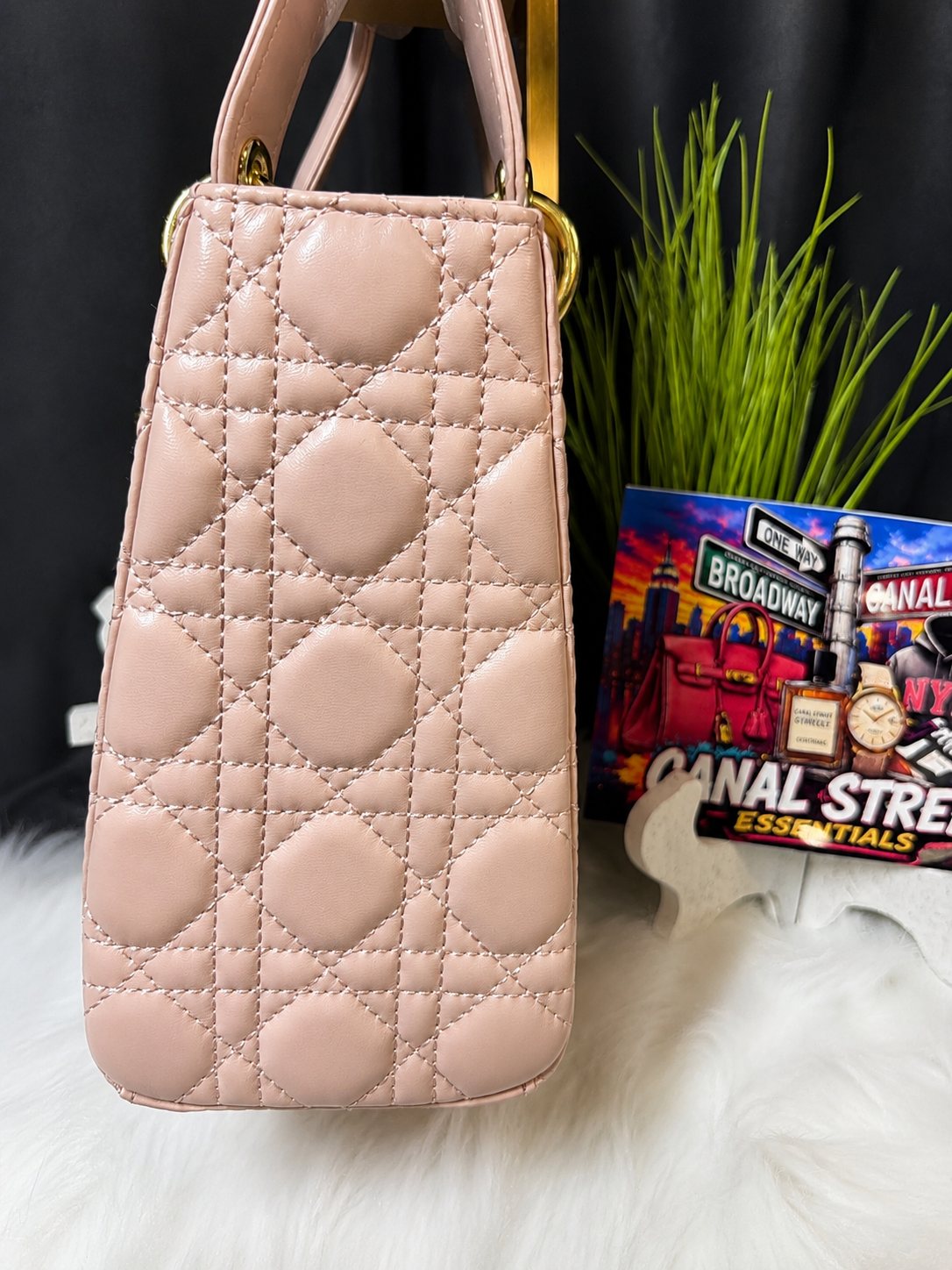 C.Dior Lady D.ior Pink Quilted Bag Set 🖤✨