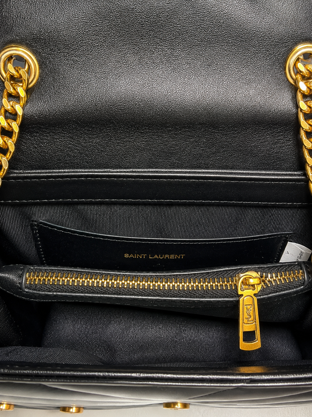 SL-YSL Black Quilted Shoulder Bag 🖤✨