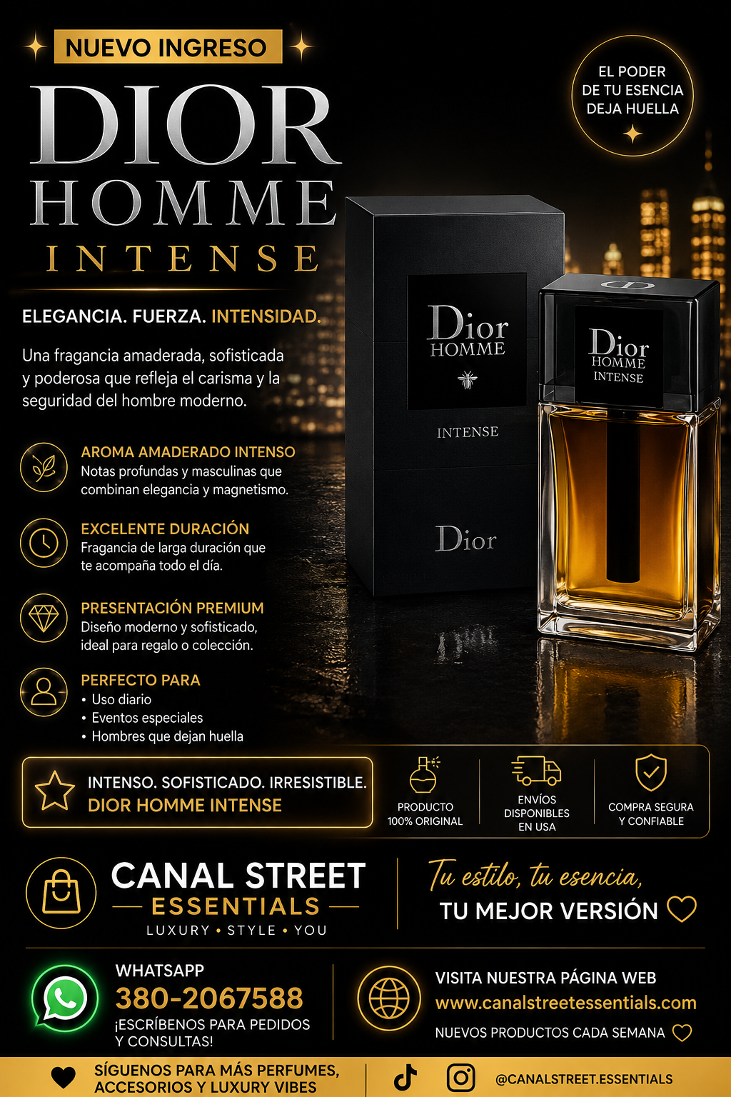 CD HOMME INTENSE TOP QUALITY