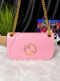 GG Blondie Pink Patent Shoulder Bag Inspired 💕✨