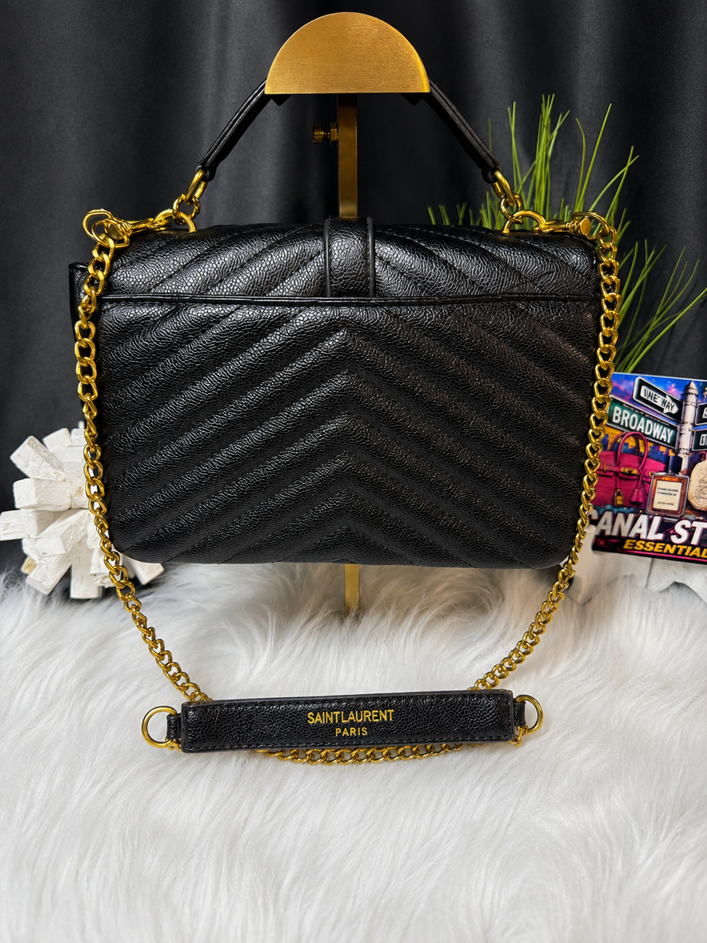 Y-S-L Envelope Chain Shoulder Bag Inspired 🖤✨