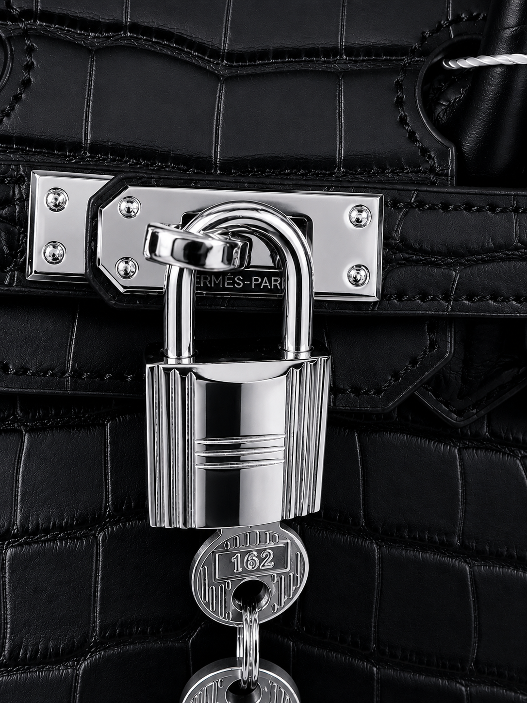 HRMS Birkin 20 Croc Black Luxury Edition 🖤✨