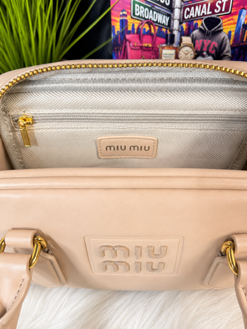 MM Leather Bowling Bag Inspired 🖤✨