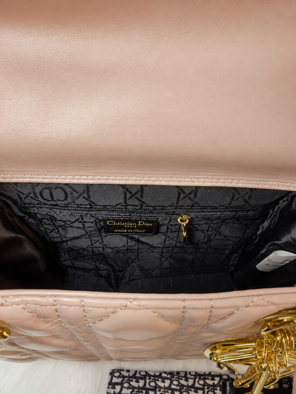 C.Dior Lady D.ior Pink Quilted Bag Set 🖤✨