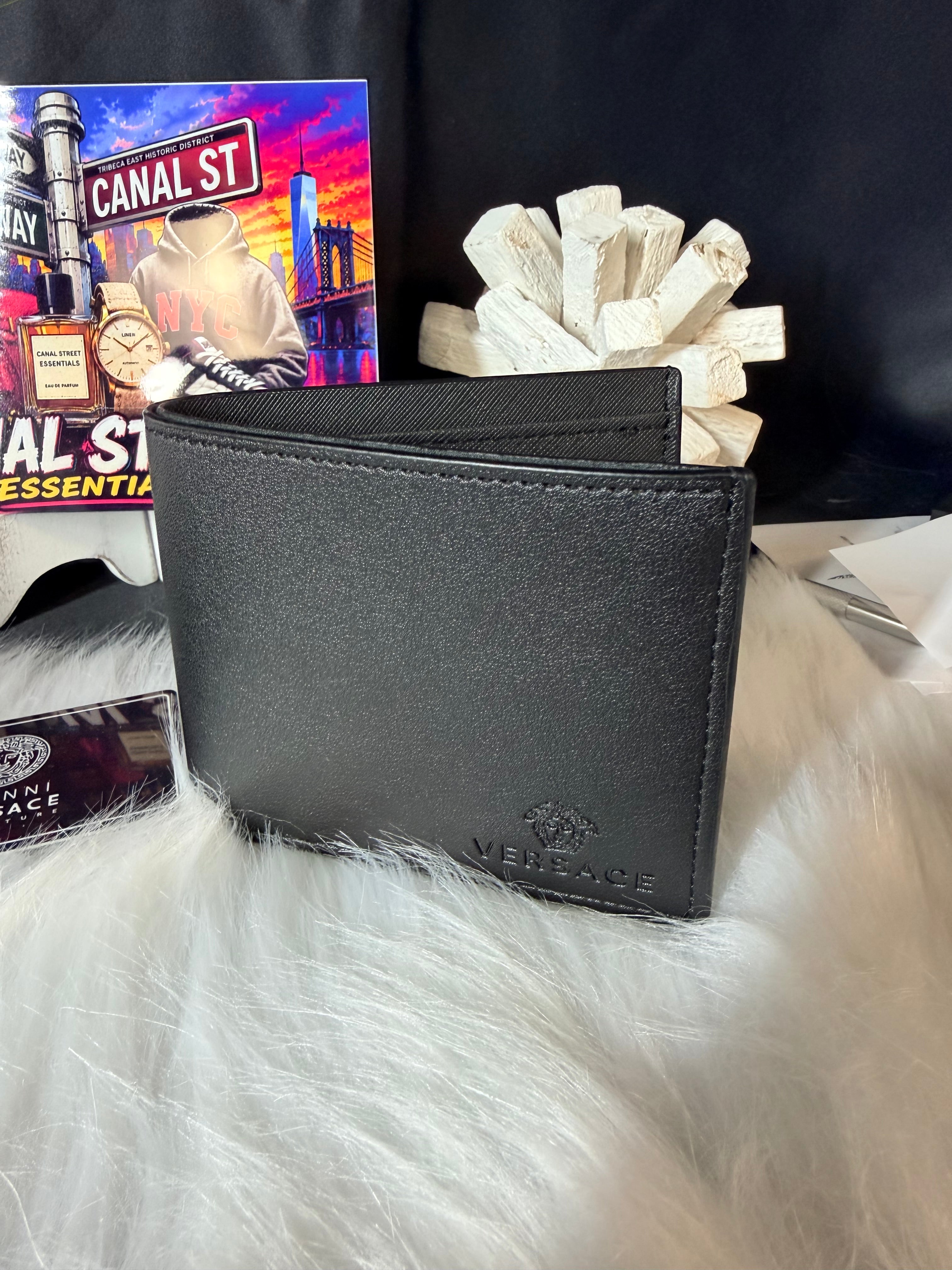Set VRSC Belt & Wallet Black Medusa Inspired 🖤✨