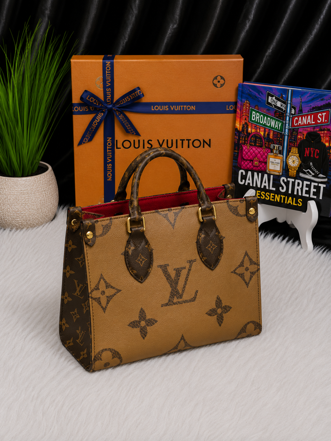LV Inspired Onthego Mini Bag Set