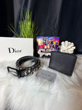 Set CD Belt & Wallet Black Inspired 🖤✨