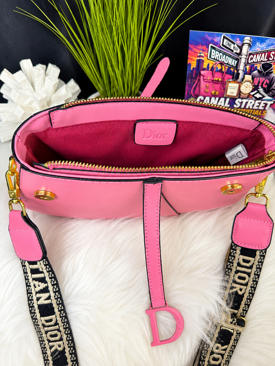 CD Saddle Bag Inspired – Pink Edition 💗✨
