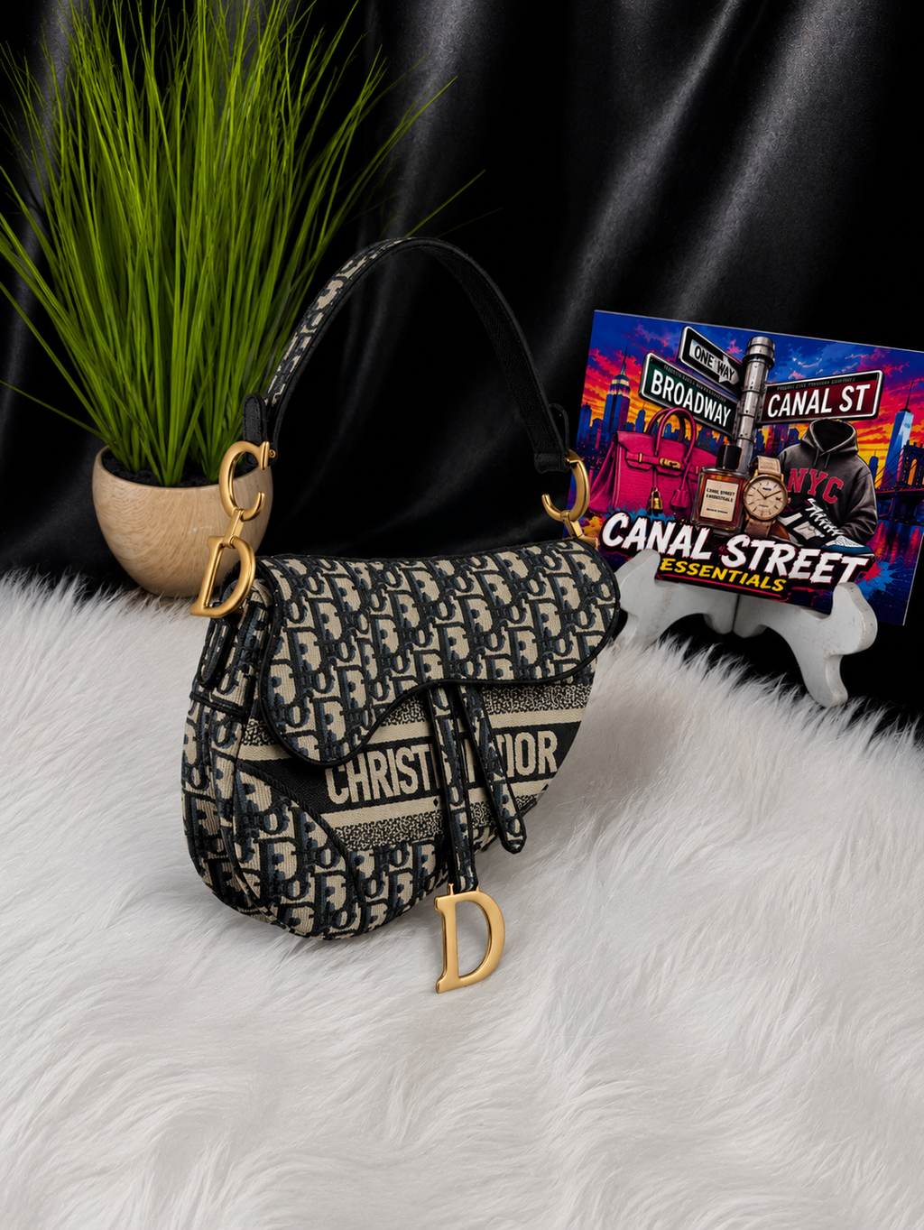 CD Saddle Bag Oblique Jacquard – Canal Street Essentials ✨👜