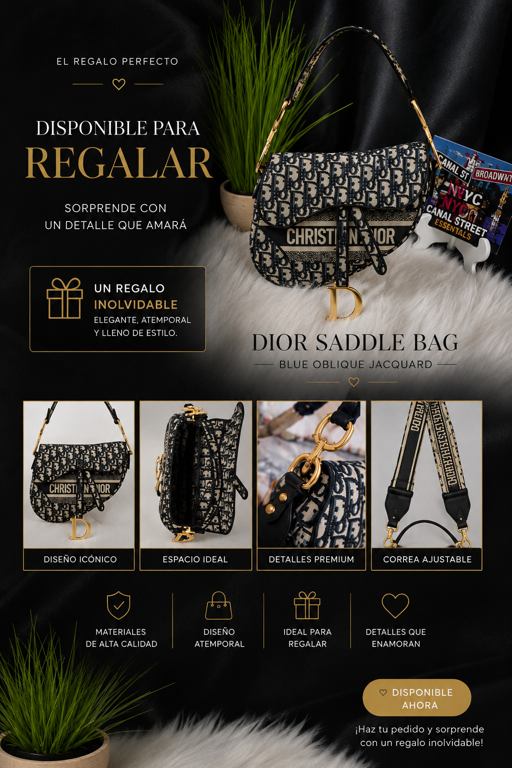 CD Saddle Bag Oblique Jacquard – Canal Street Essentials ✨👜