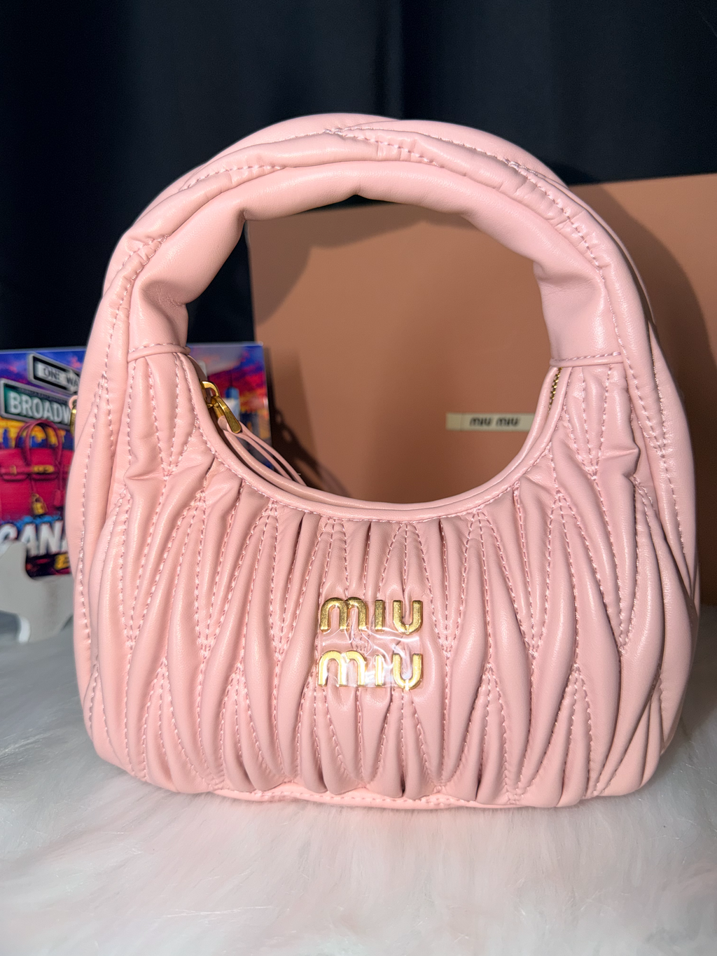 MIU2 Mini Hobo Bag Chic