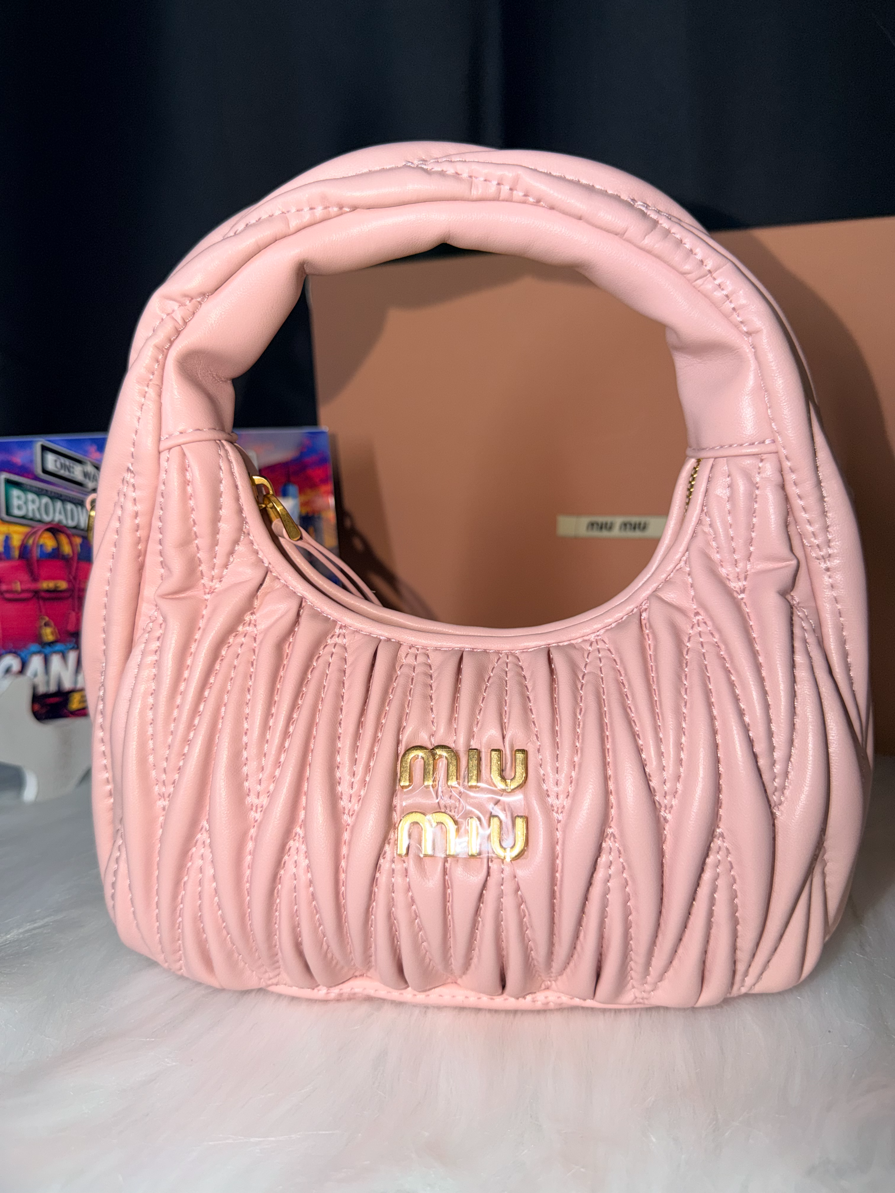 MIU2 Mini Hobo Bag Chic