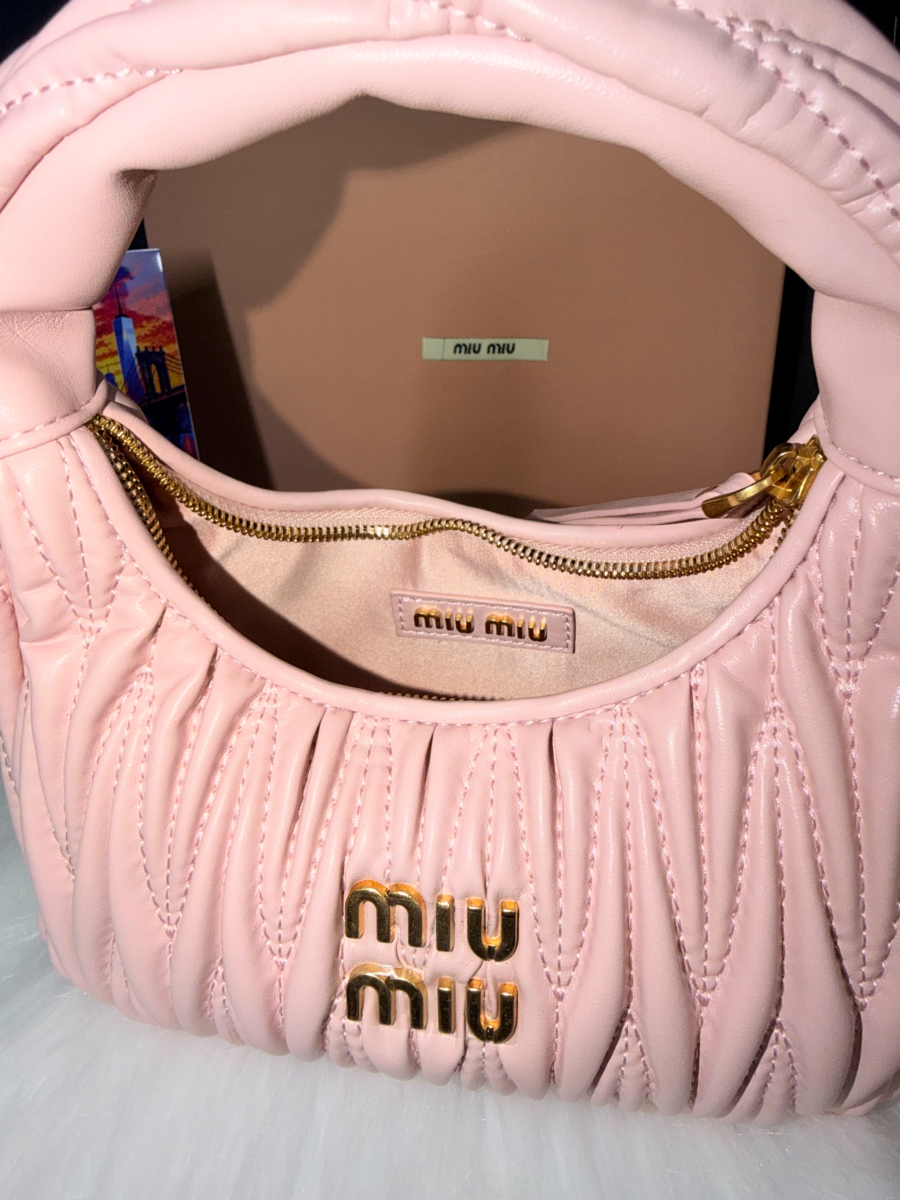 MIU2 Mini Hobo Bag Chic