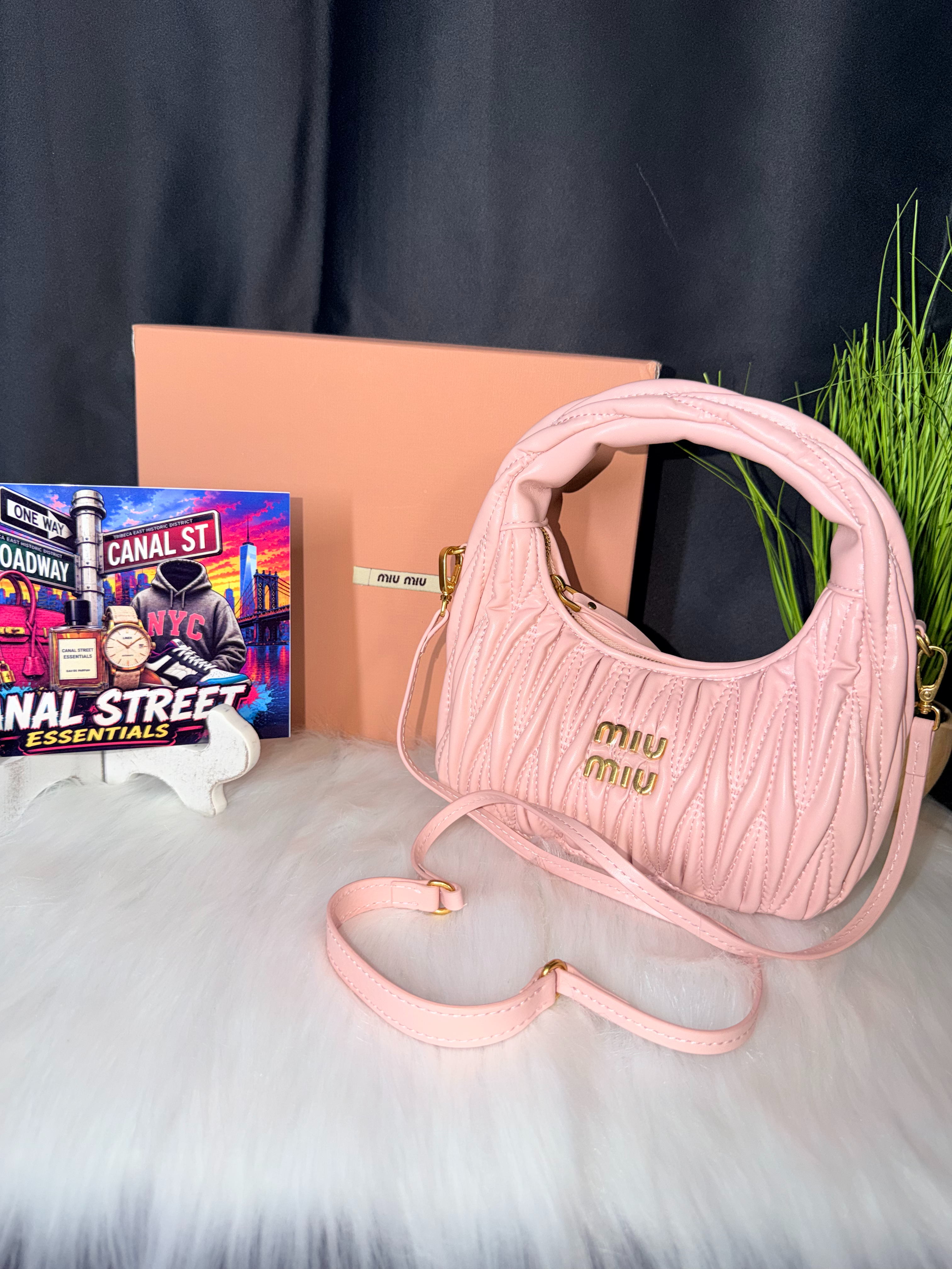 MIU2 Mini Hobo Bag Chic