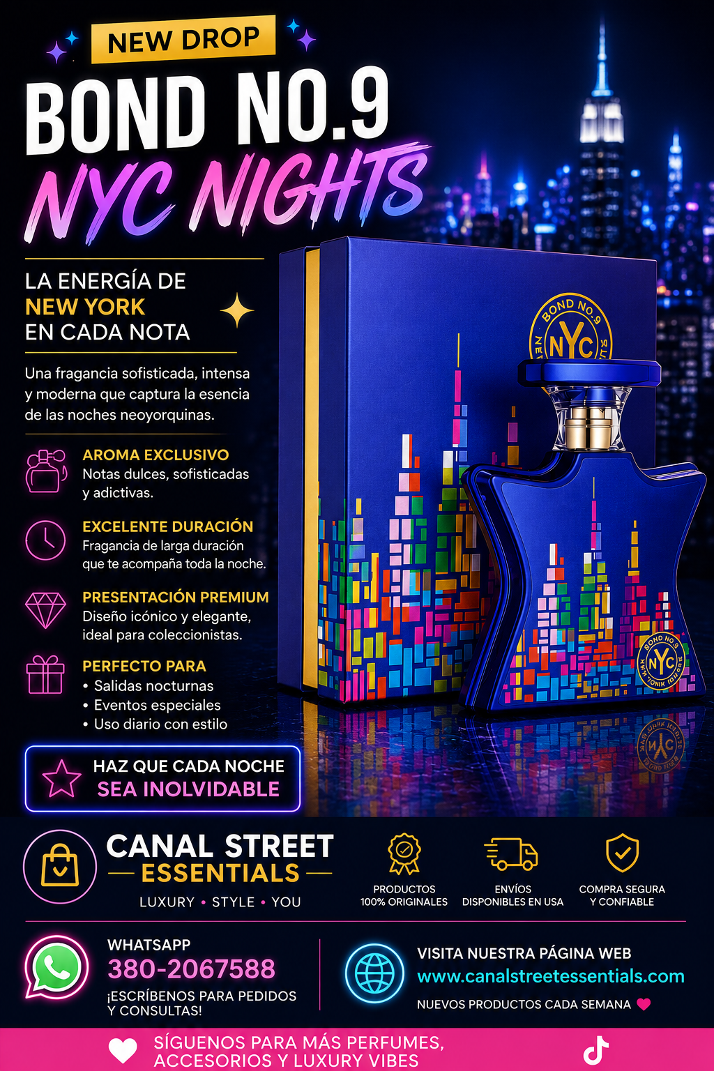 Bond No. 9 NYC Nights TOP QUALITY